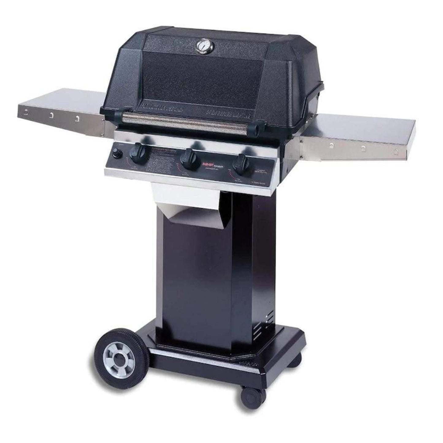 MHP WRG4DD Infrared Gas Grill Head With 2 Stainless Steel Shelves