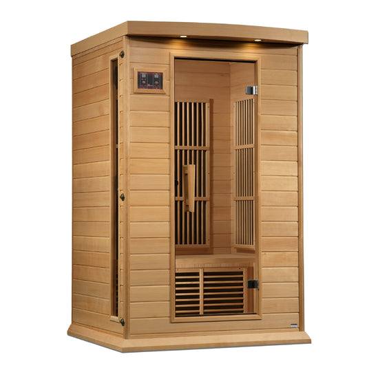 Maxxus 2 Person Near Zero EMF FAR IR Sauna (MX-K206-01-ZF HEM)