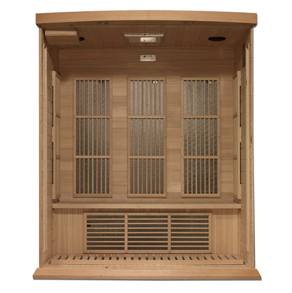 Maxxus 3 Person Near Zero EMF FAR IR Sauna (MX-K306-01-ZF HEM)