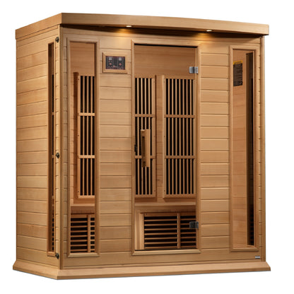 Maxxus 4 Person Near Zero EMF FAR IR Sauna (MX-K406-01-ZF HEM)