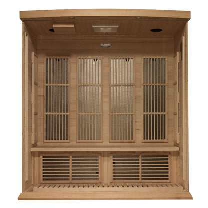 Maxxus 4 Person Near Zero EMF FAR IR Sauna (MX-K406-01-ZF HEM)