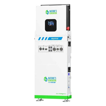 Nature's Generator MyGrid 10K with Transfer Switch for House Battery Backup