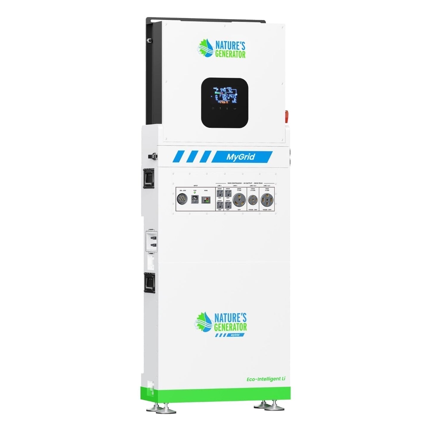 Nature's Generator MyGrid 10K Solar and Wind Generator for Home