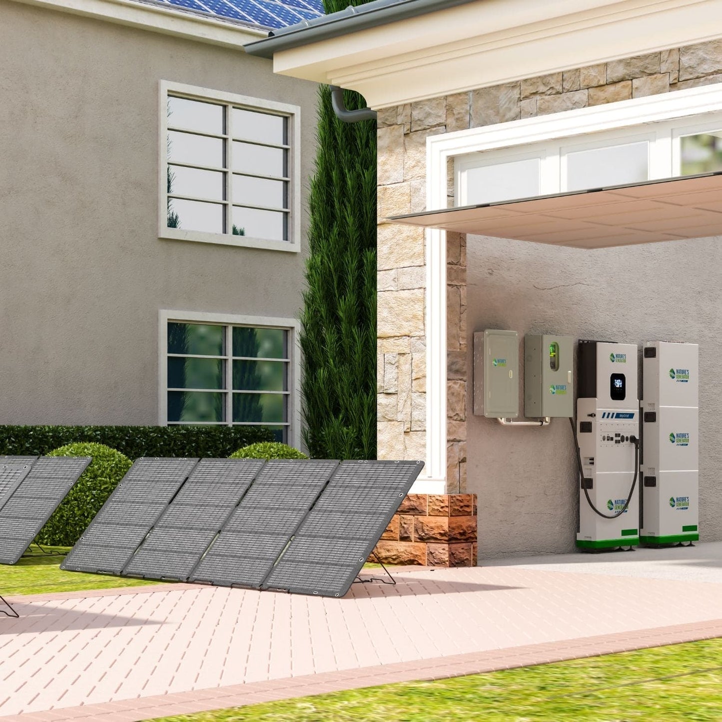 Nature's Generator MyGrid 10K Solar Generator for Home