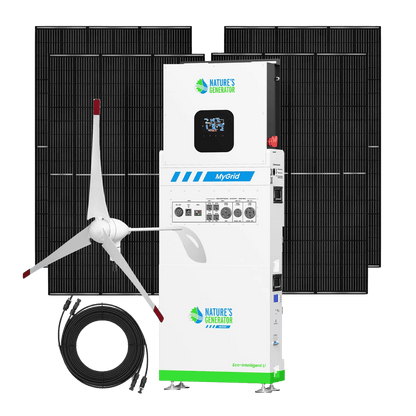 Nature's Generator MyGrid 10K Solar and Wind Generator for Home