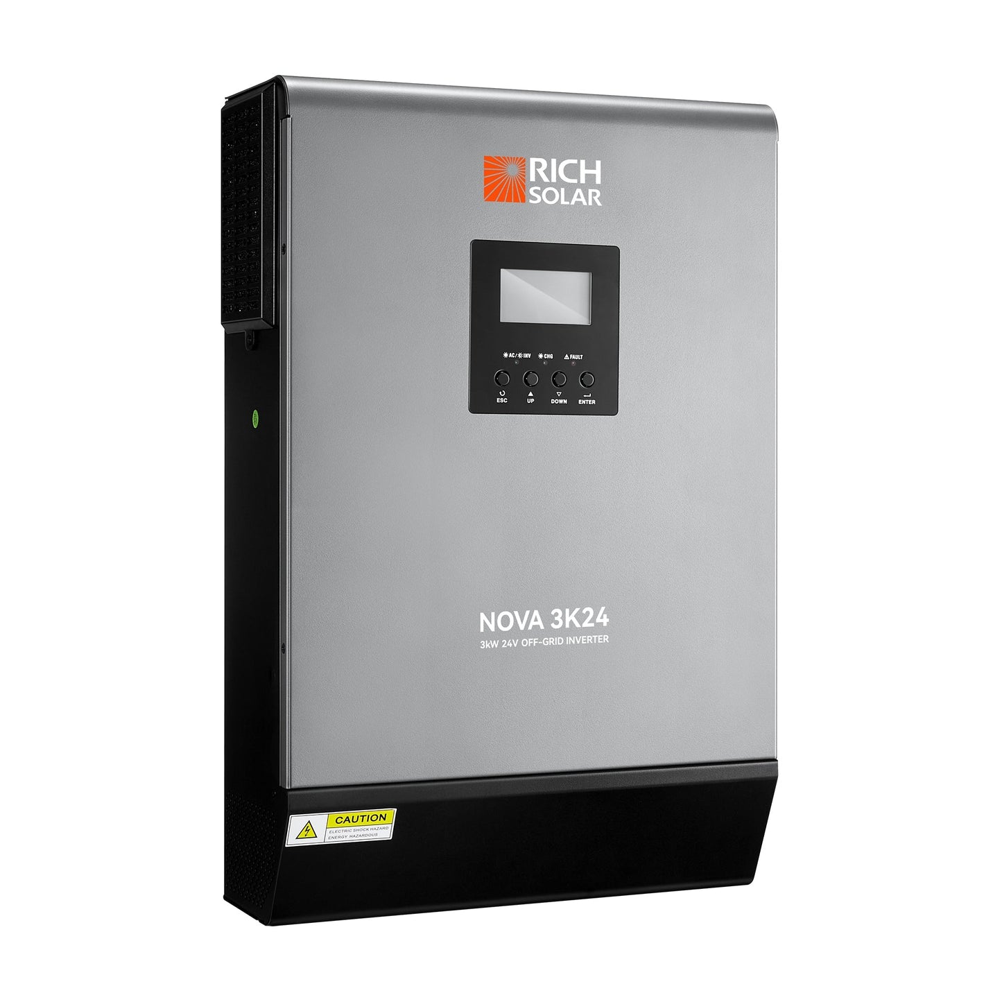 Rich Solar NOVA MAX 3K | 3000W 24V Hybrid Inverter for RVs, Trailers, Campers, Vans, Trucks, Overlanders, Boats