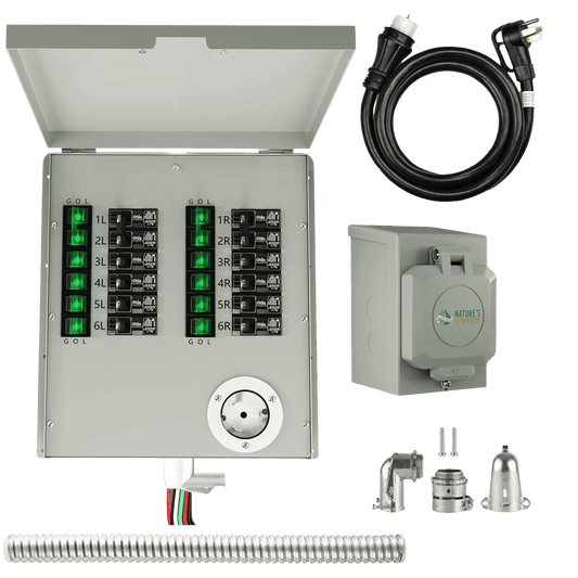 Nature's Generator 12-Circuit 120/240V 50A Non-Automatic Transfer Switch