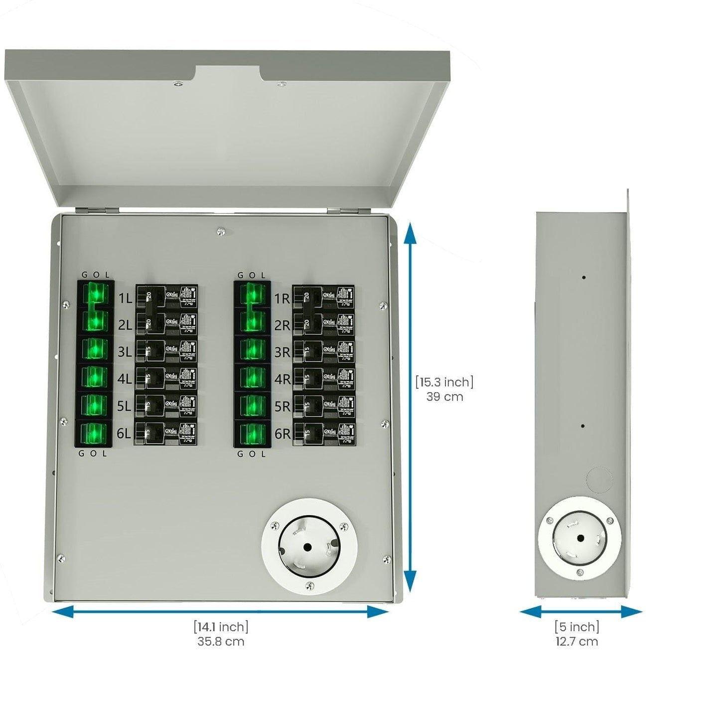 Nature's Generator 12-Circuit 120/240V 50A Non-Automatic Transfer Switch