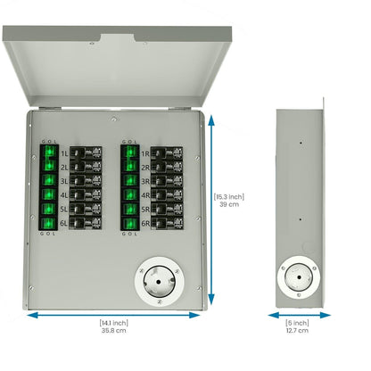 Nature's Generator 12-Circuit 120/240V 50A Non-Automatic Transfer Switch