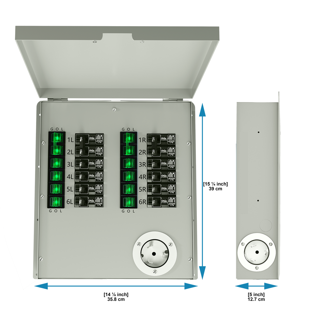 Nature's Generator Powerhouse Gen 2 Solar Generator and Transfer Switch