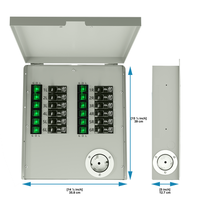 Nature's Generator Powerhouse Gen 2 Solar Generator and Transfer Switch