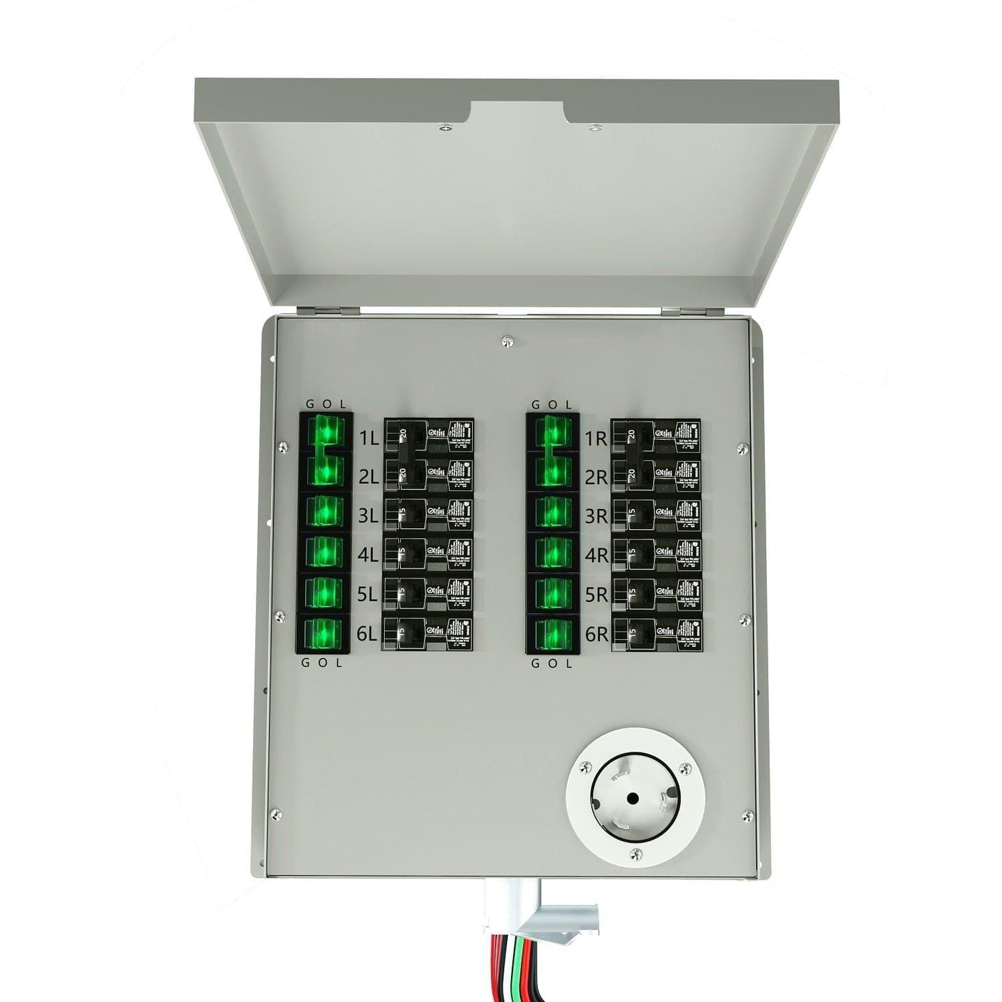 Nature's Generator 12-Circuit 120/240V 50A Non-Automatic Transfer Switch