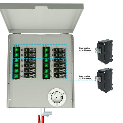 Nature's Generator 12-Circuit 120/240V 50A Non-Automatic Transfer Switch