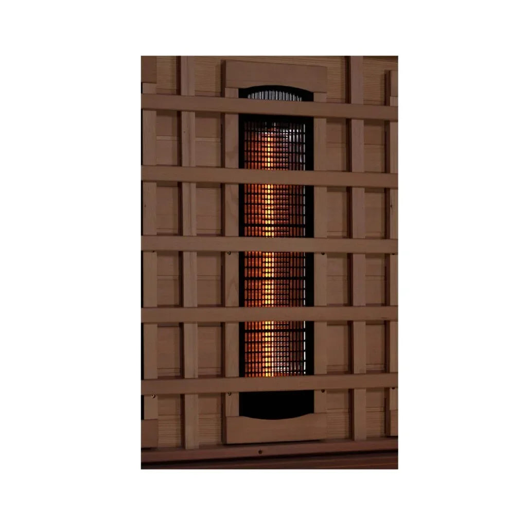 Golden Designs Full Spectrum Infrared Sauna with Himalayan Salt Bar | GDI-8260-01 | 6 Persons