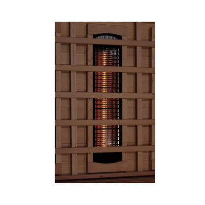 Golden Designs Full Spectrum Infrared Sauna with Himalayan Salt Bar | GDI-8230-01 | 3 Persons