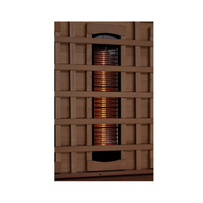 Golden Designs Full Spectrum Infrared Sauna with Himalayan Salt Bar | GDI-8035-03 | 3 Persons