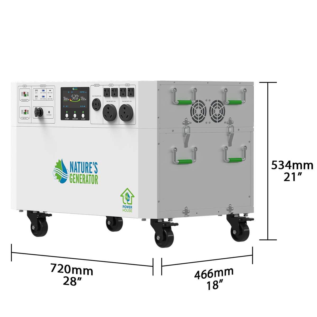 Nature's Generator Powerhouse Gen 2 Whole Home Generator