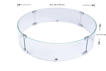 Elementi Wind Screen for Pacaya, Nimes and Colosseo Fire Tables
