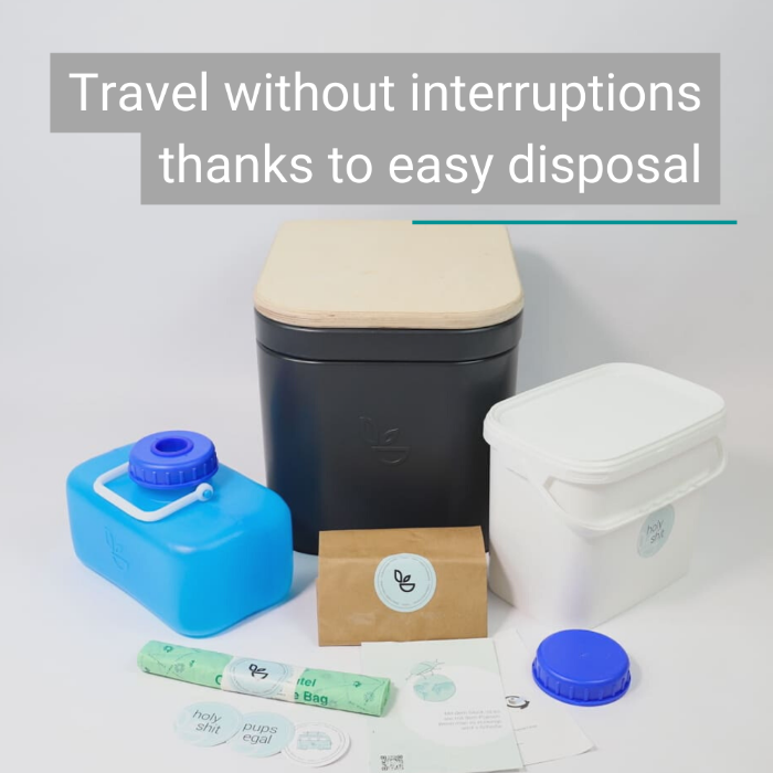 Trelino Origin M Composting toilet for Vans