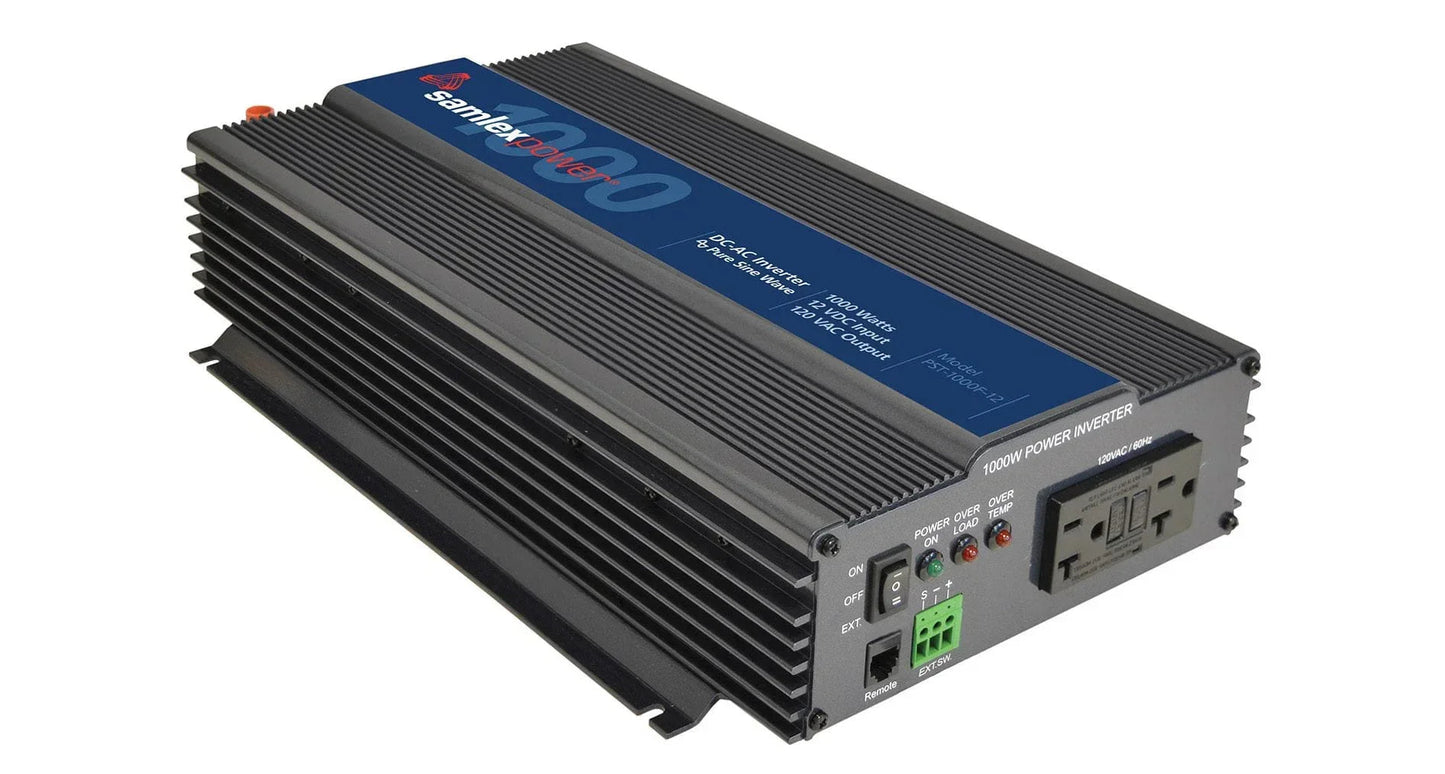 Samlex PST 1000 Watt 12V Pure Sine Wave Inverter PST-1000F-12