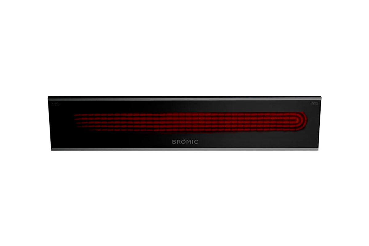 Bromic Heaters Platinum Smart-Heat 3400 Watt Radiant Infrared Outdoor Electric Heater | Black | 208V