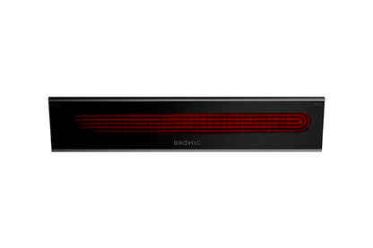 Bromic Heaters Platinum Marine Smart-Heat 3400 Watt Radiant Infrared Outdoor Electric Heater | Black | 240V