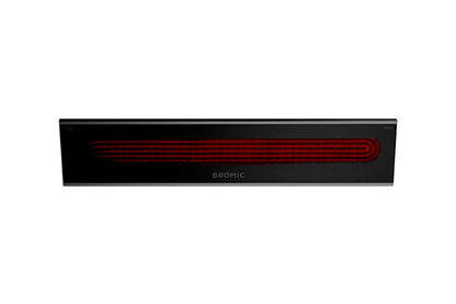 Bromic Heaters Platinum Marine Smart-Heat 2300 Watt Radiant Infrared Outdoor Electric Heater | Black | 208V