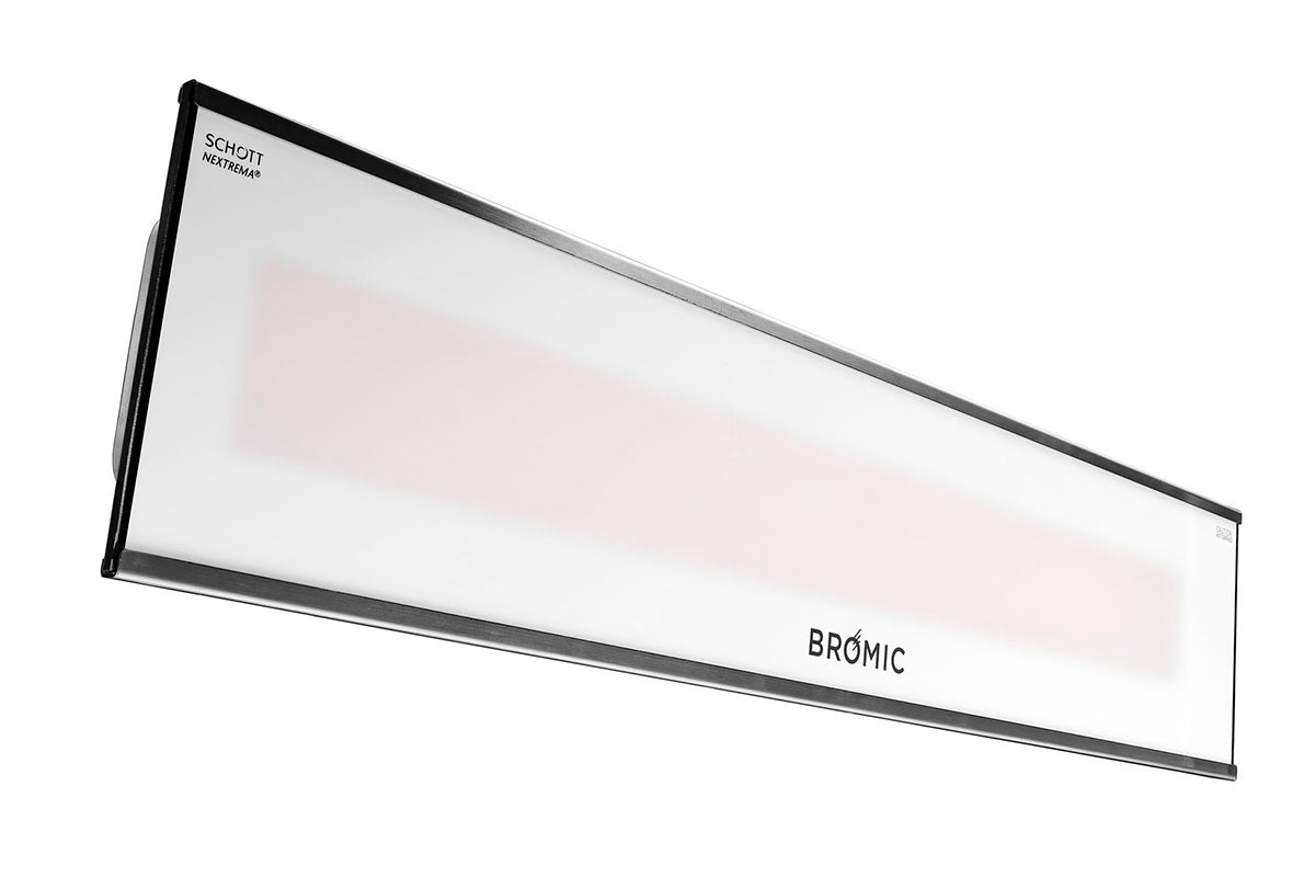 Bromic Heaters Platinum Smart-Heat 3400 Watt Radiant Infrared Outdoor Electric Heater | White | 208V