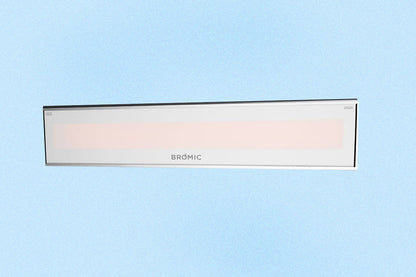 Bromic Heaters Platinum Marine Smart-Heat 3400 Watt Radiant Infrared Outdoor Electric Heater | White | 208V