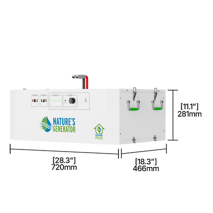 Nature's Generator Powerhouse Gen 2 Solar Generator and Transfer Switch