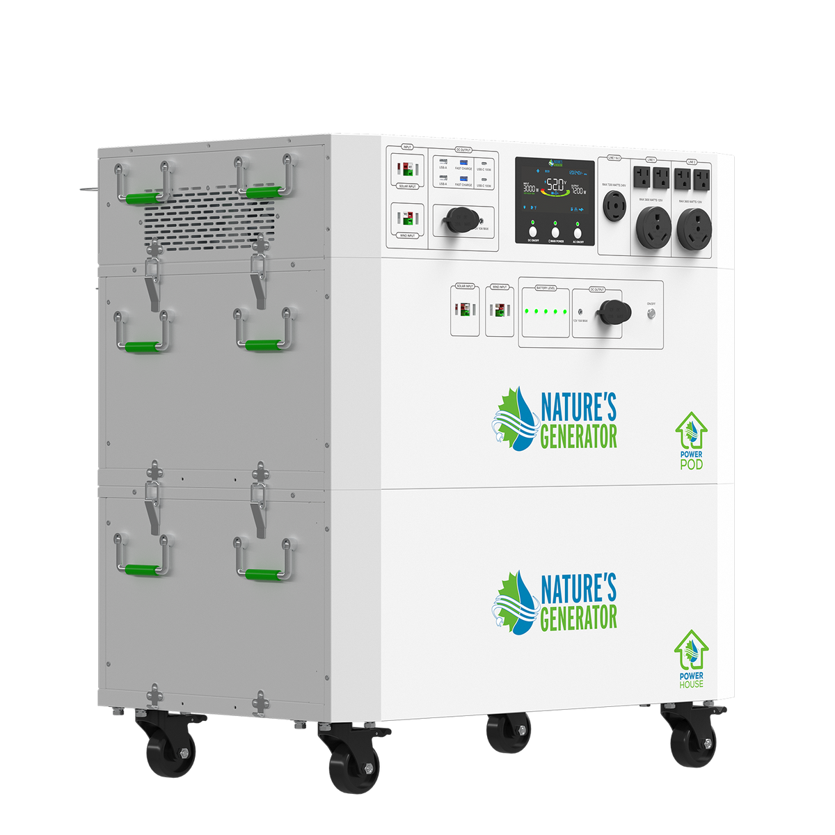 Nature's Generator Powerhouse Gen 2 Solar and Wind Generator