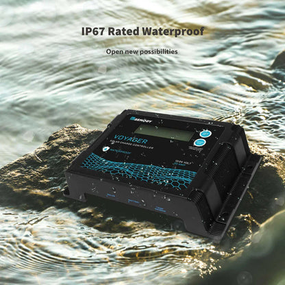 Renogy New Edition Voyager 20A PWM Waterproof Solar Charge Controller