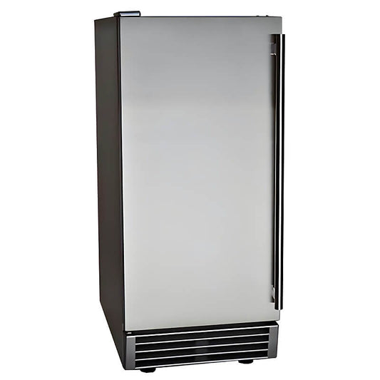 RCS 15-Inch Outdoor Rated 44 LB Ice Maker With Gravity Drain - REFR3