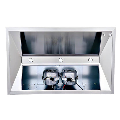 RCS 48 Inch 1200 CFM Stainless Steel Vent Hood - RVH48