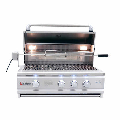 RCS Cutlass Pro 30 Inch 3 Burner Built-In Gas Grill