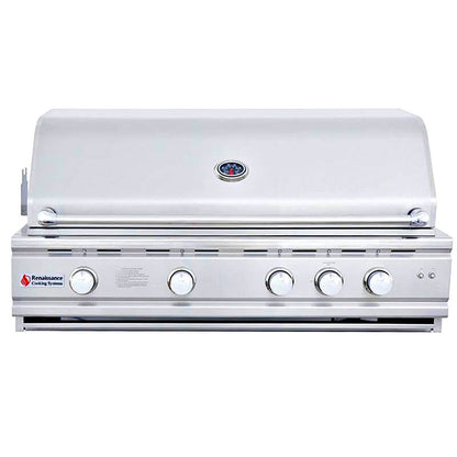 RCS Cutlass Pro 42 Inch 4 Burner Built-In Gas Grill with Flame Tamers