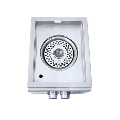 RCS Cutlass Pro Series Built-In Power Burner With Stainless Steel Lid - RSB3A