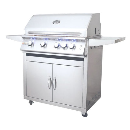 RCS 32 Inch Stainless Steel Freestanding Grill Cart