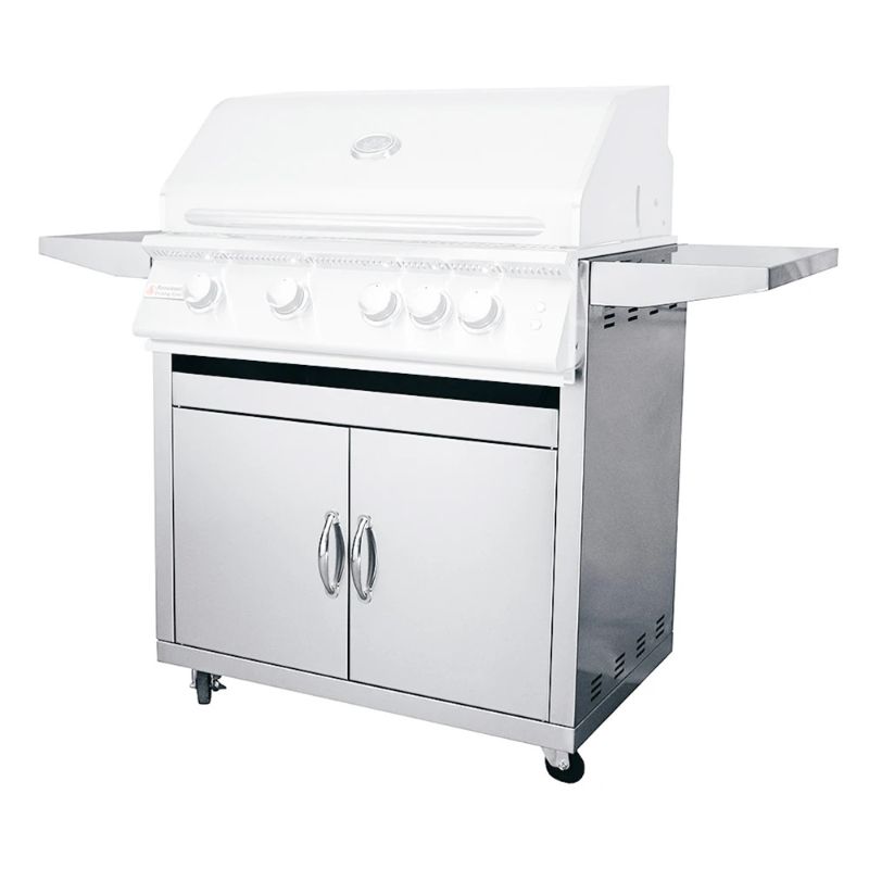 RCS 32 Inch Stainless Steel Freestanding Grill Cart