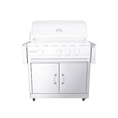 RCS 30 Inch Cutlass Pro Stainless Steel Freestanding Grill Cart