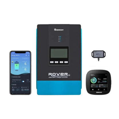 Renogy Rover Li 30/40/60/100 Amp MPPT Solar Charge Controller with Renogy ONE Core
