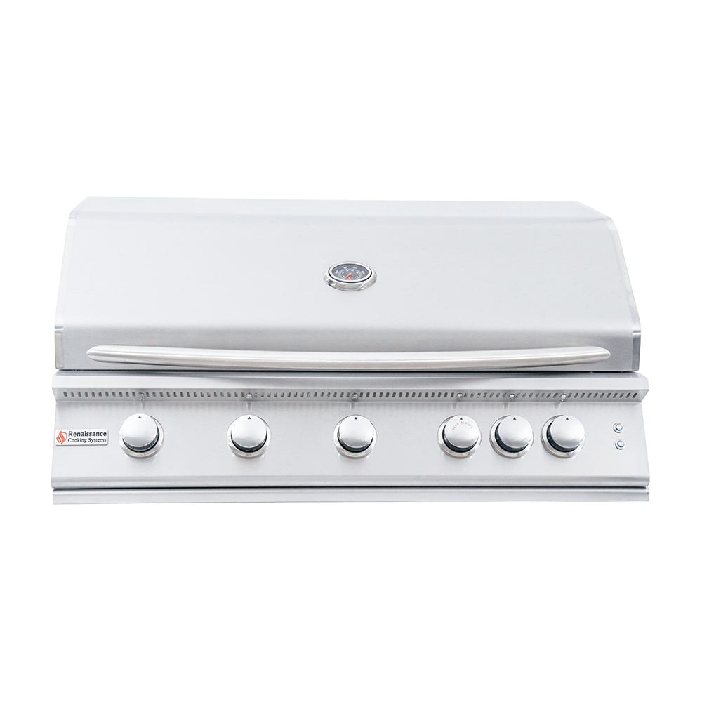 RCS 40-Inch Premier Built-In Grill w/ LED Lights - RJC40AL