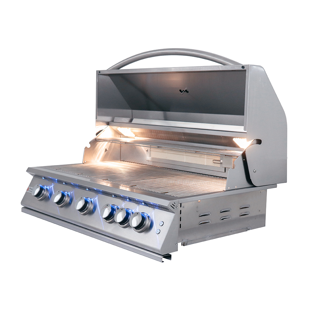 RCS 40-Inch Premier Built-In Grill w/ LED Lights - RJC40AL