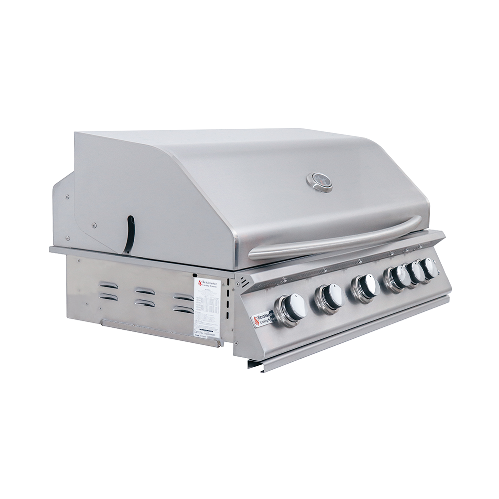 RCS 40-Inch Premier Built-In Grill w/ LED Lights - RJC40AL