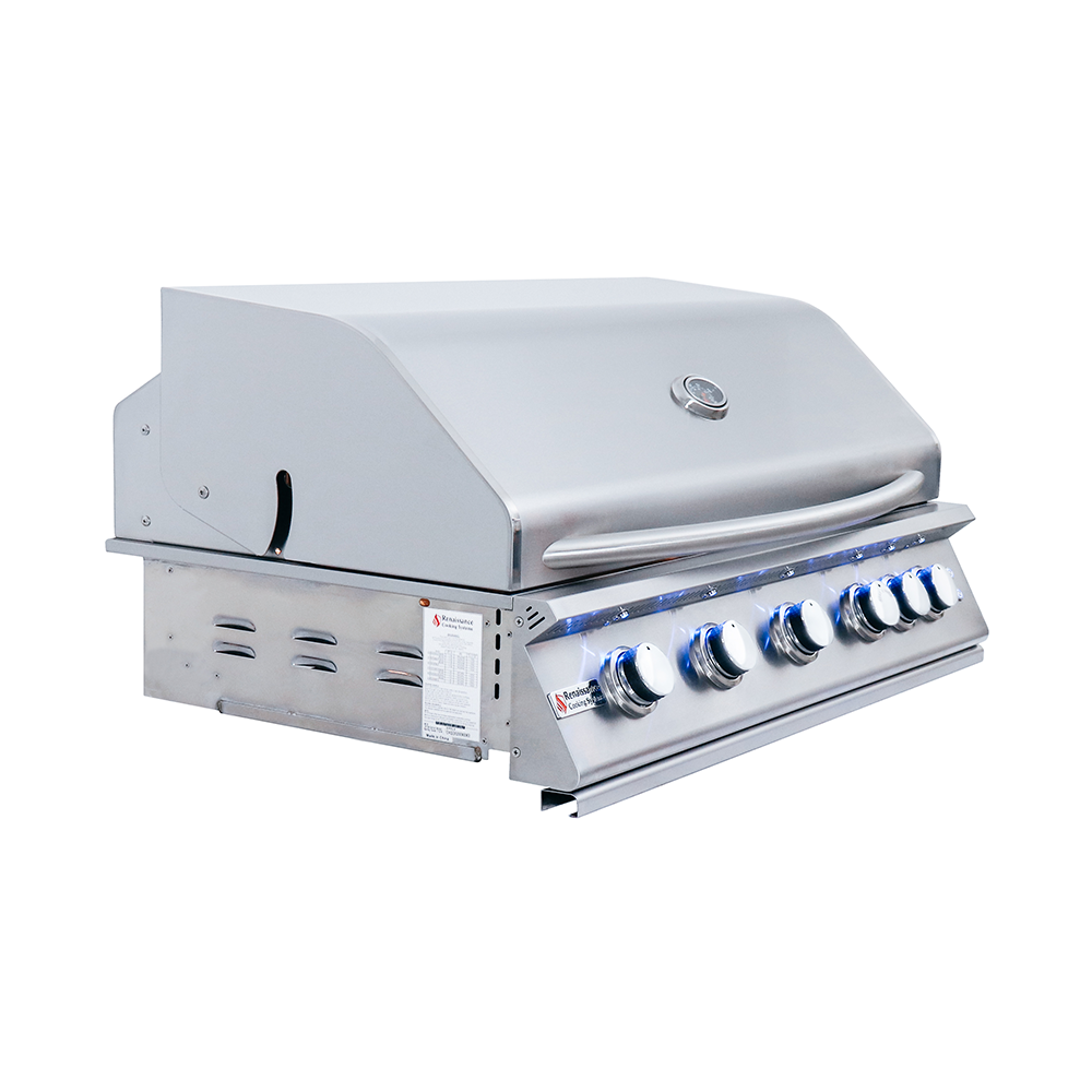 RCS 40-Inch Premier Built-In Grill w/ LED Lights - RJC40AL