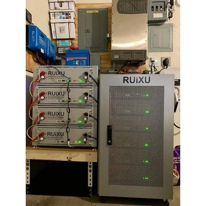 RUIXU Self-Heating RX-LFP48100-H | 19" Rack Mounted 3U Module | UL1973 Certified