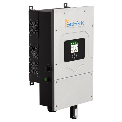 Sol-Ark 8K (EMP Hardened) 120/240/208V 48V [All-In-One] Hybrid Solar Inverter  | 10 Year Warranty