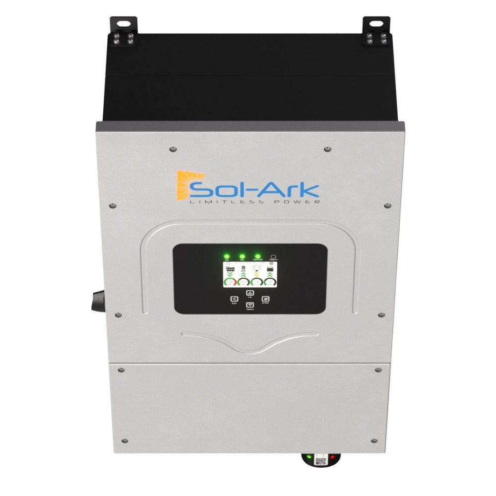 Sol-Ark 8K (EMP Hardened) 120/240/208V 48V [All-In-One] Hybrid Solar Inverter  | 10 Year Warranty