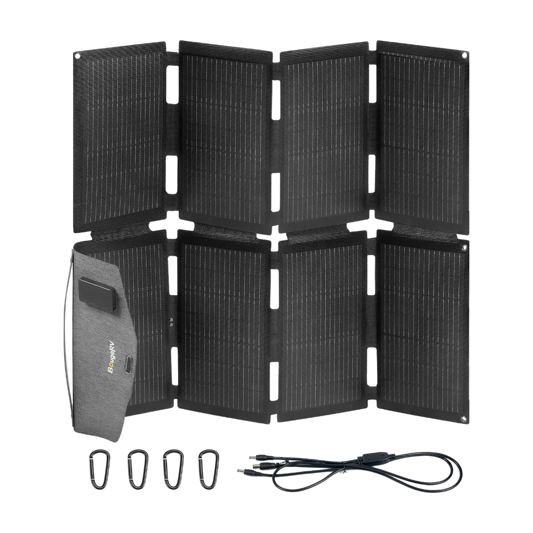 BougeRV CRD2 Dual Zone Solar Battery Portable Fridge Kit