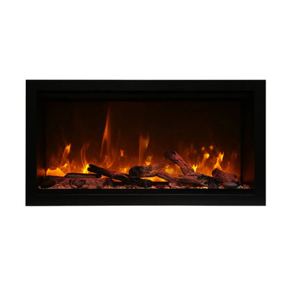 Amantii Symmetry SYM-74-XT Built in Smart Extra Tall Outdoor Electric Fireplace